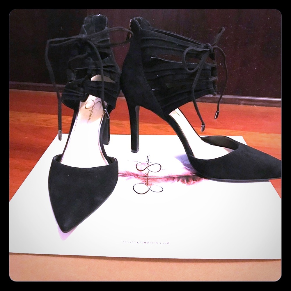 Jessica Simpson Caleya Lace-up Pump, Size 9.5M